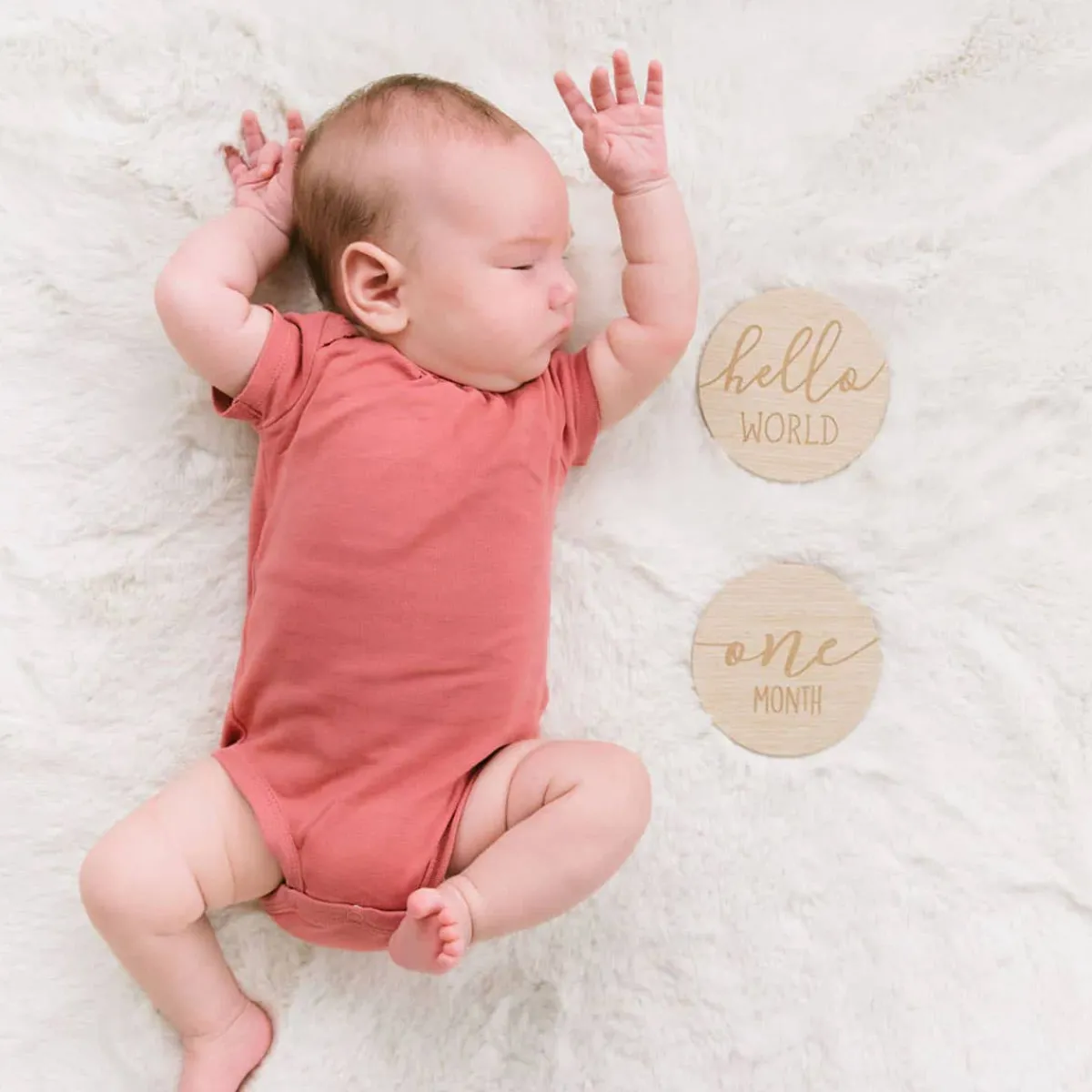 Decorative Objects-Pearhead Wooden Milestone Prop