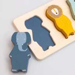 Puzzles|Wooden Toys-Trixie Wooden Shape Puzzle