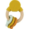 Grasping Toys|Wooden Rattles + Teethers-Trixie Wooden Silicone Activity Ring