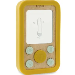 Wooden Toys|Grasping Toys-Trixie Wooden Silicone Baby Phone