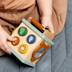 Wooden Toys|Play + Learn Toys-Trixie Wooden Small Activity Cube