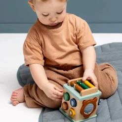 Wooden Toys|Play + Learn Toys-Trixie Wooden Small Activity Cube