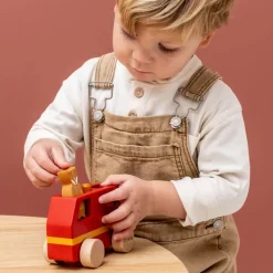 Cars + Trucks|Wooden Toys-Trixie Wooden Small Fire Truck