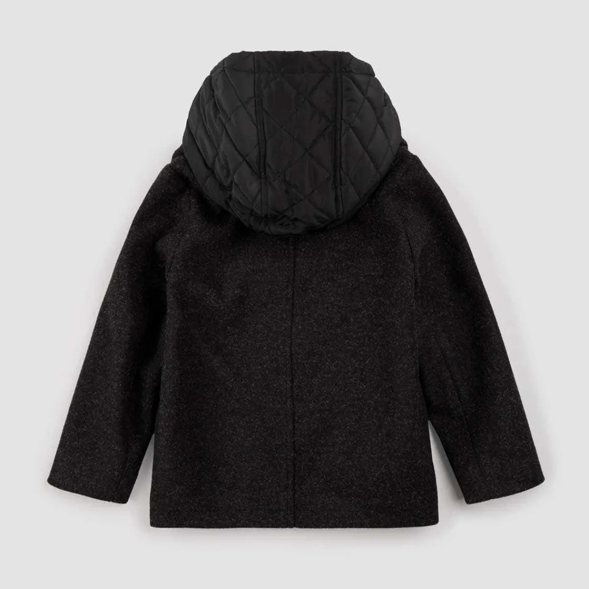 Winter Coats-miles the label. Wool Coat with Removable Hood
