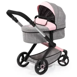 Pretend Play-Bayer Design Xeo Doll Pram Grey