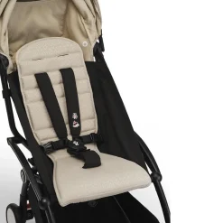 Travel Strollers-Stokke YOYO3® Stroller Bundle (6+) Bonpoint Beige Black/Bonpoint Beige