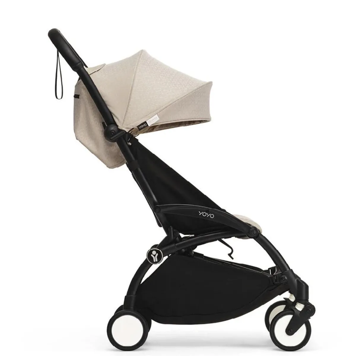 Travel Strollers-Stokke YOYO3® Stroller Bundle (6+) Bonpoint Beige Black/Bonpoint Beige