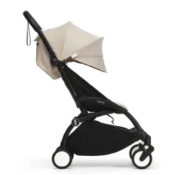 Travel Strollers-Stokke YOYO3® Stroller Bundle (6+) Bonpoint Beige Black/Bonpoint Beige