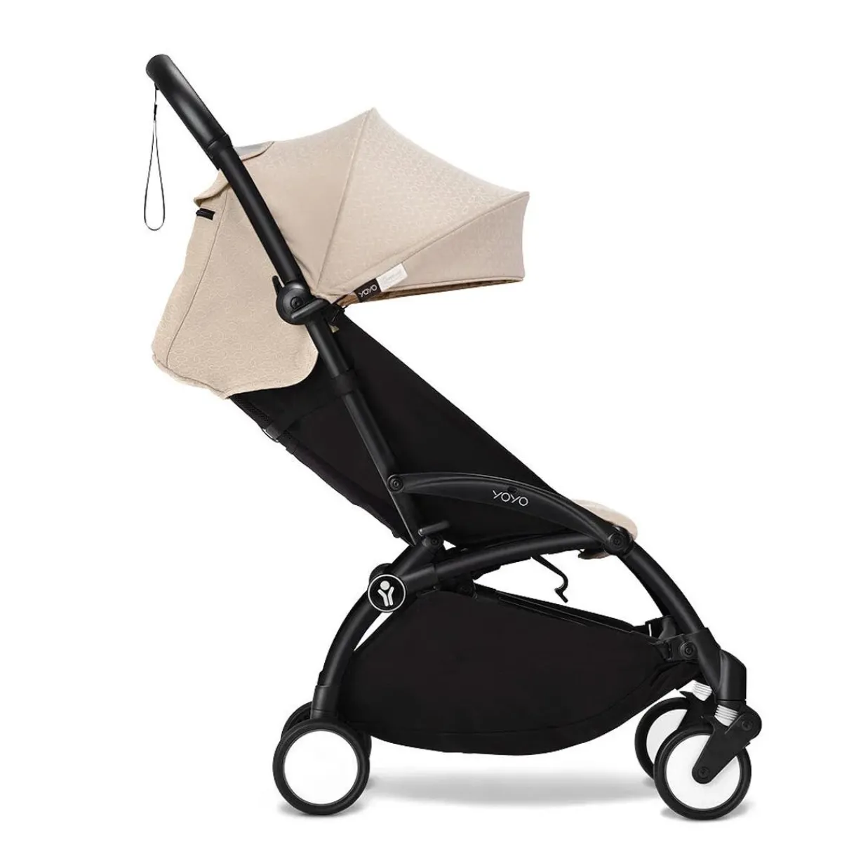 Travel Strollers-Stokke YOYO3® Stroller Bundle (6+) Bonpoint Beige Black/Bonpoint Beige