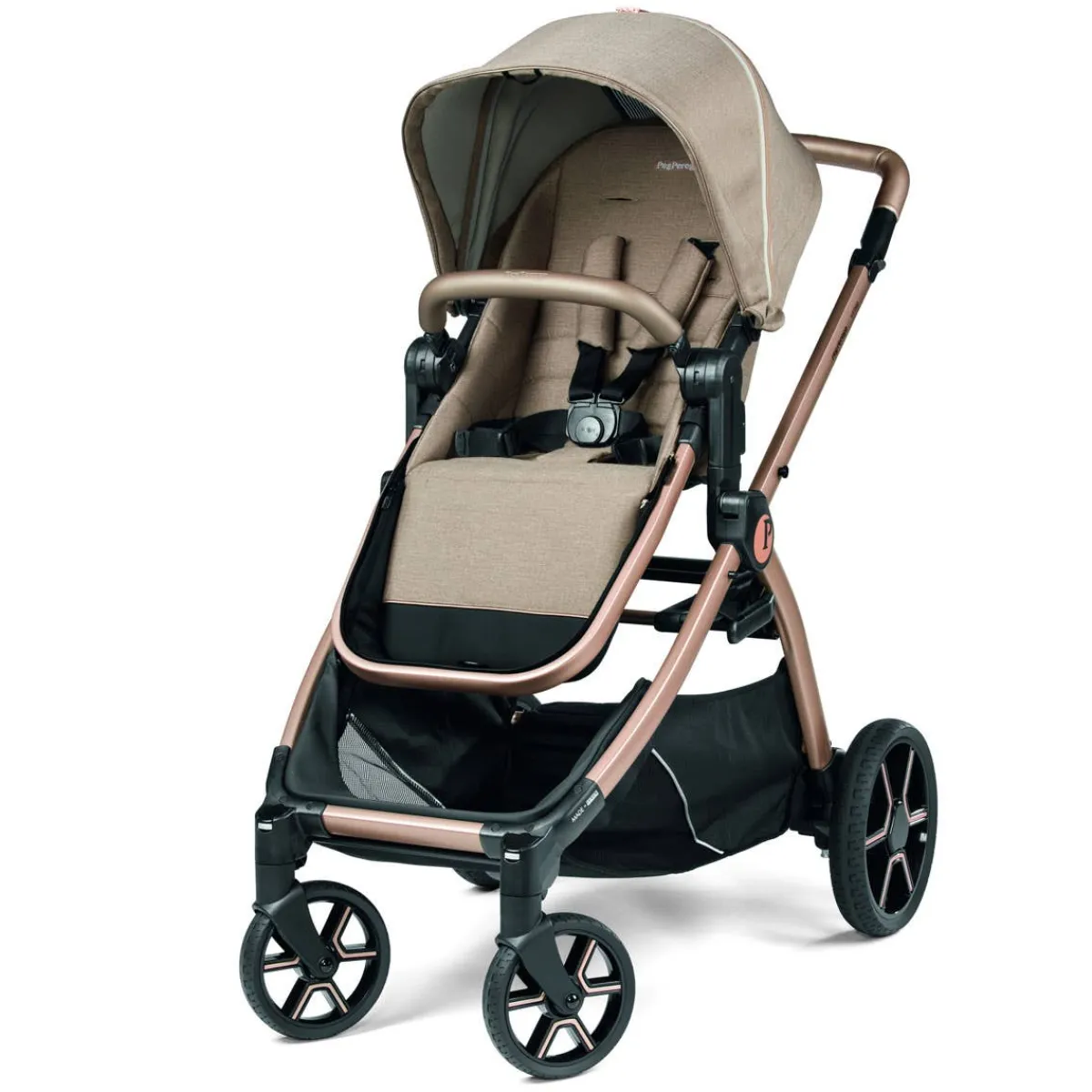 Single-To-Double Strollers|Full-Sized Strollers-Peg Perego YPSI Stroller (Premium)