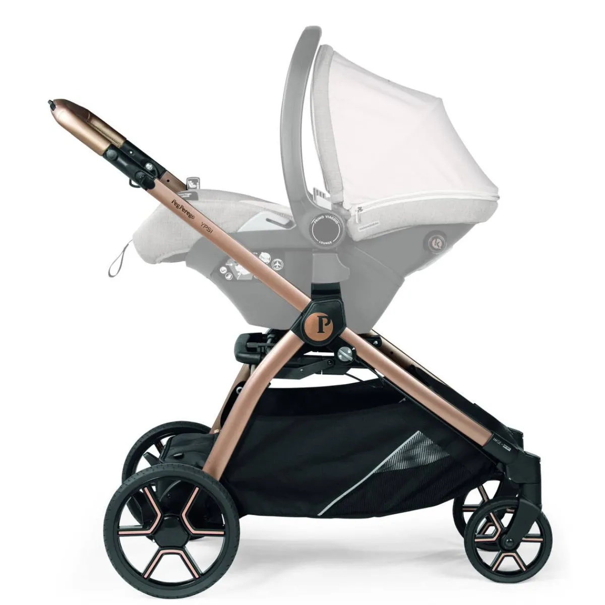 Single-To-Double Strollers|Full-Sized Strollers-Peg Perego YPSI Stroller (Premium)