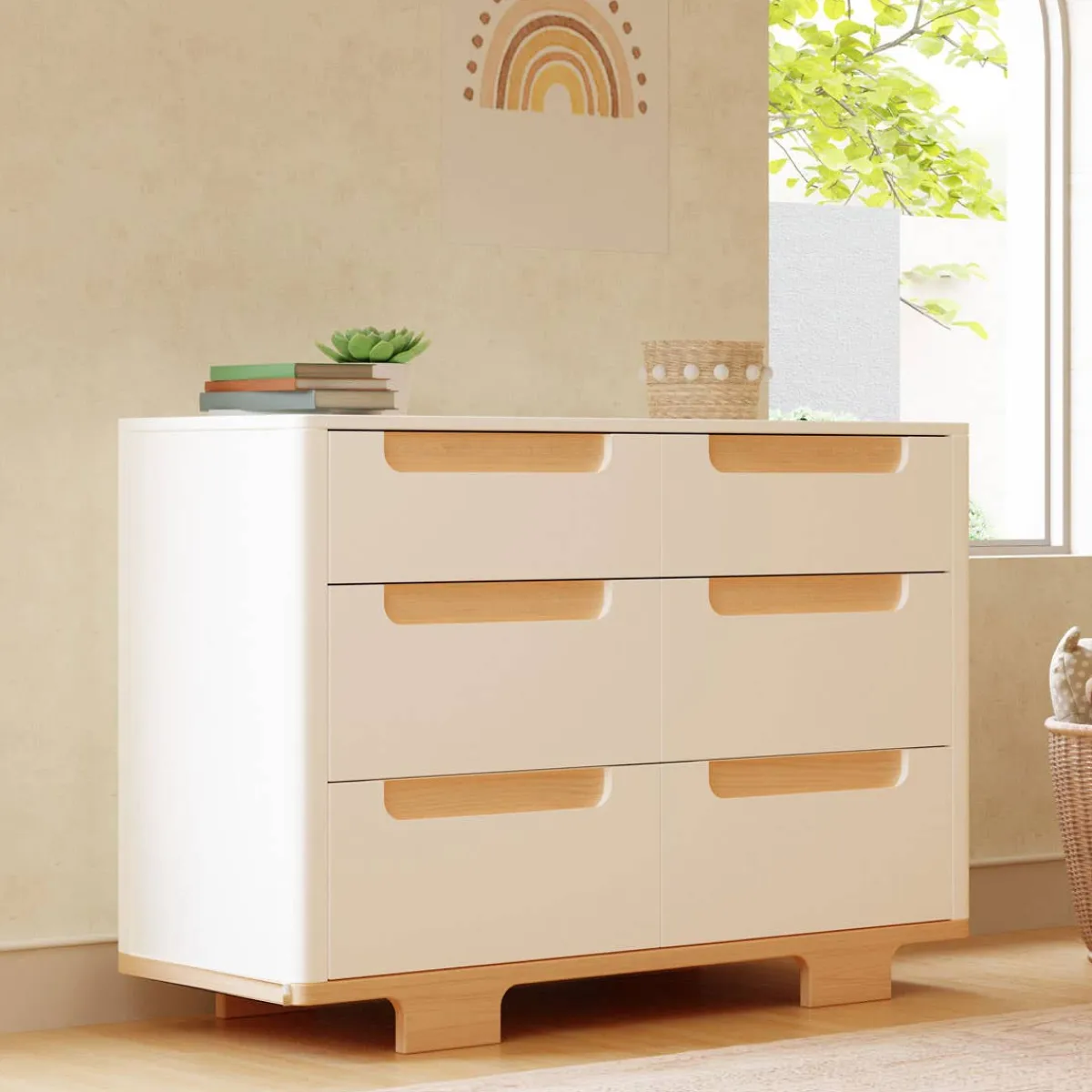 Dressers-Babyletto Yuzu 6 Drawer Dresser