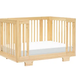 Mini Cribs|Convertible Cribs-Babyletto Yuzu 8-in-1 Crib with All-Stages Conversion Kits