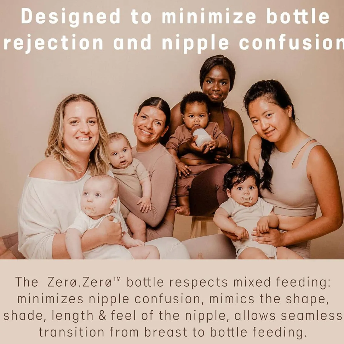 Baby Bottles-Suavinex Zero.Zero Anti Colic Bottle (6 oz)