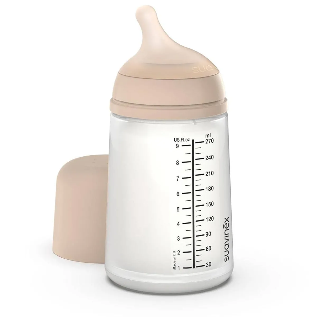 Baby Bottles-Suavinex Zero.Zero Anti Colic Bottle (9 oz)