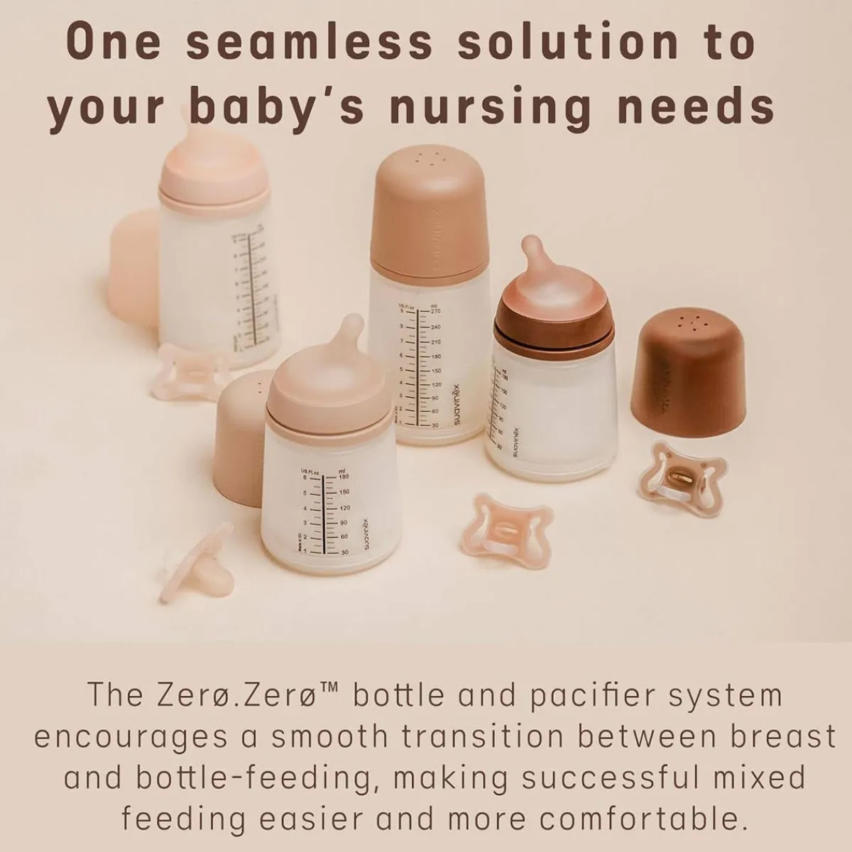 Baby Bottle Sets|Baby Bottles-Suavinex Zero.Zero Newborn Starter Set
