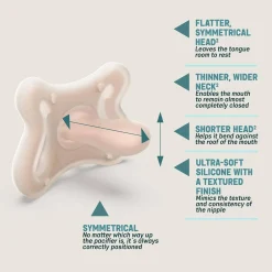 Pacifiers + Clips-Suavinex Zero.Zero Silicone Pacifier (0-6M)