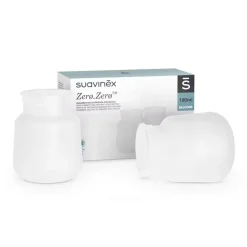 Nipples + Bottle Accessories|Baby Bottles-Suavinex Zero.Zero Silicone Replacement Bag (6 oz, 2 Pack)