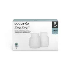 Nipples + Bottle Accessories|Baby Bottles-Suavinex Zero.Zero Silicone Replacement Bag (6 oz, 2 Pack)