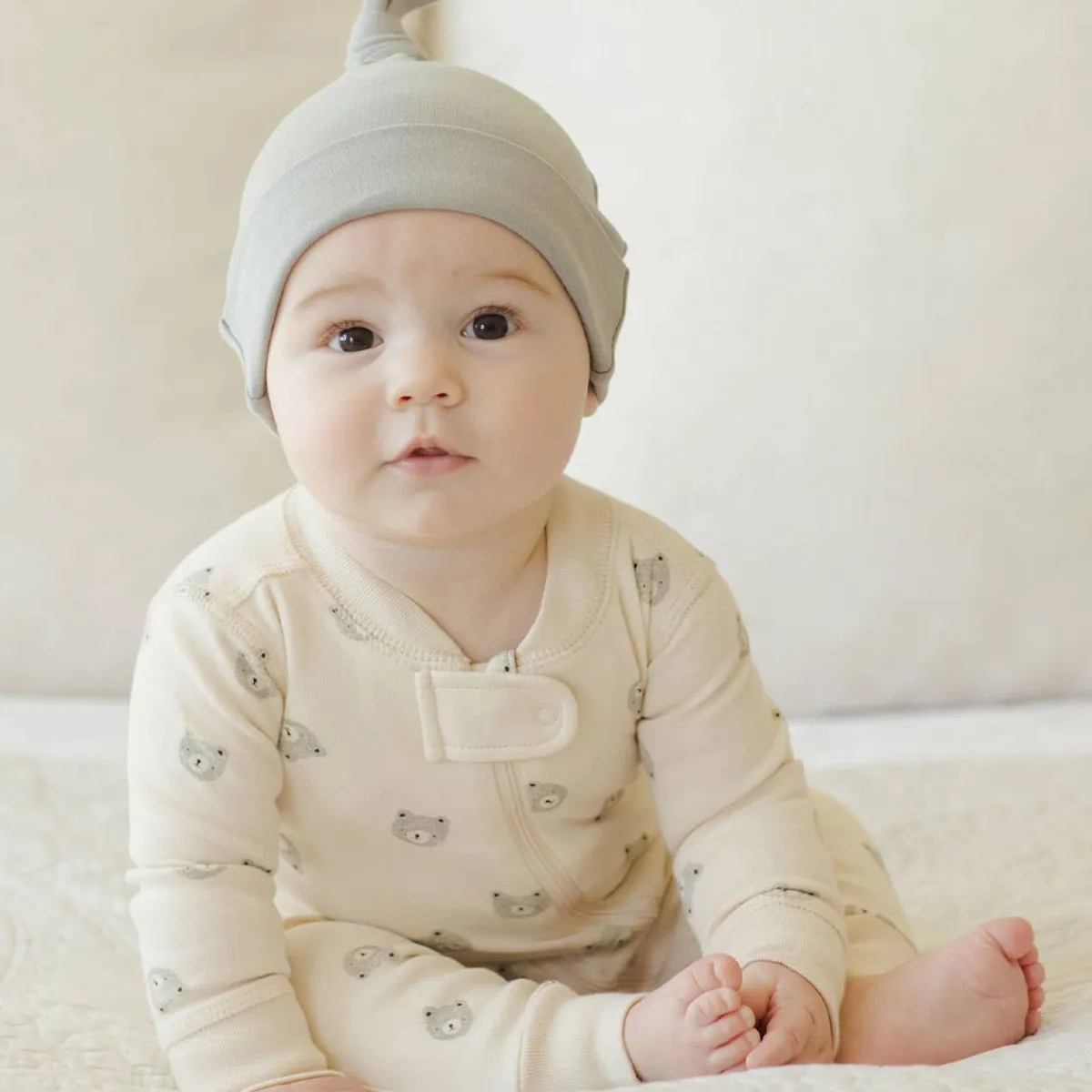 Onesies|Sleepers-Quincy Mae Zip Long Sleeve Sleeper