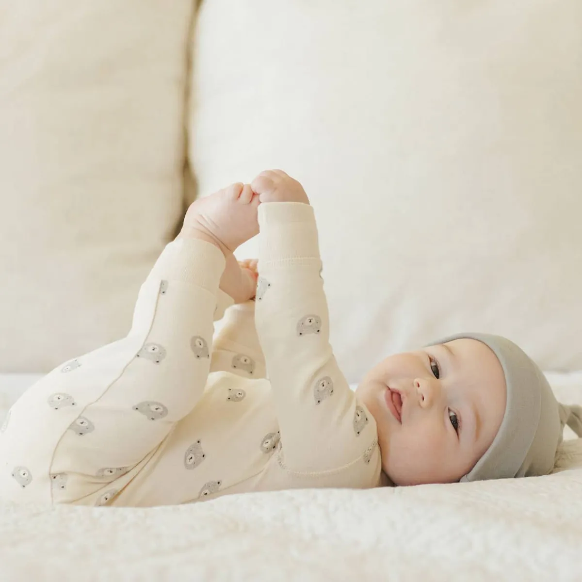 Onesies|Sleepers-Quincy Mae Zip Long Sleeve Sleeper