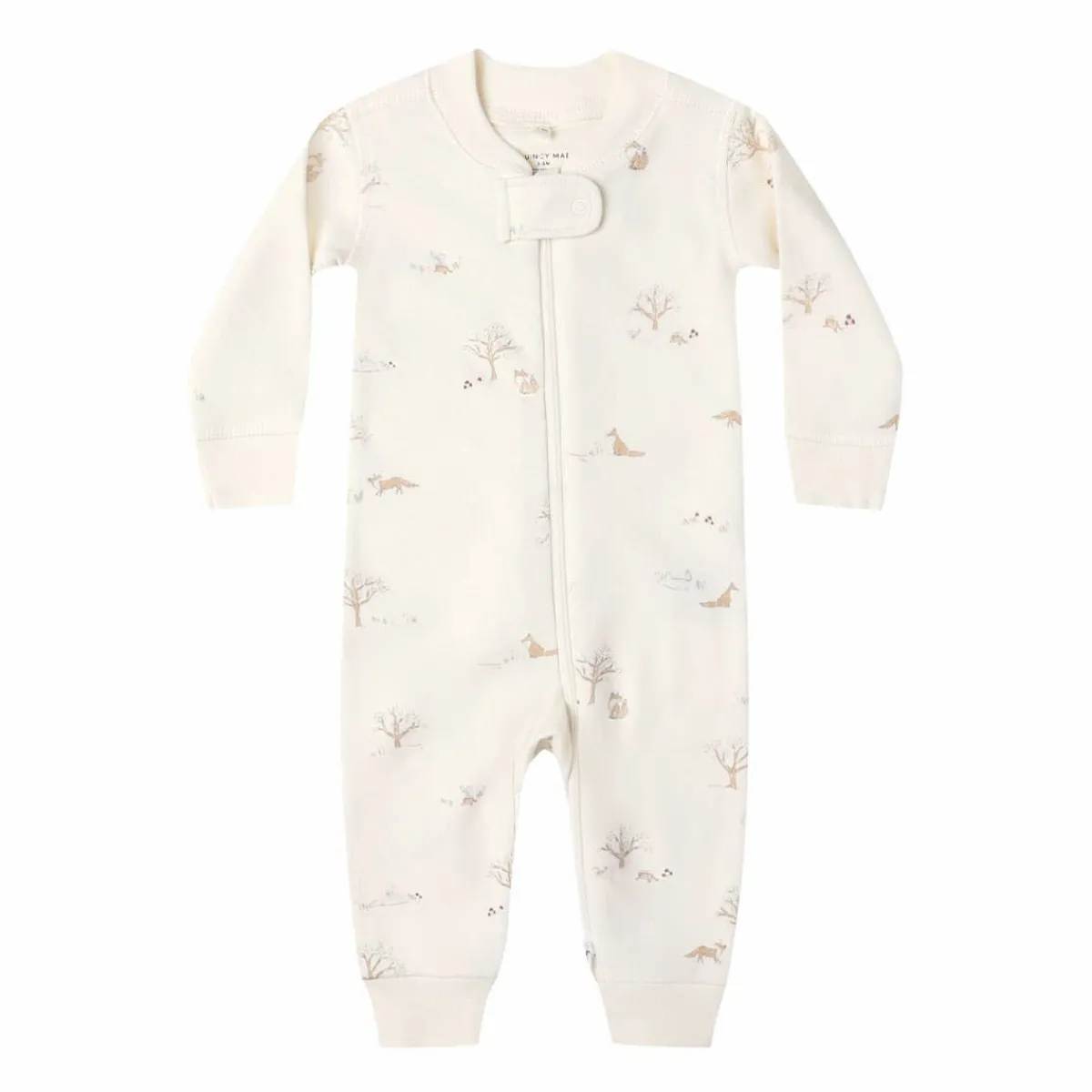 Onesies|Sleepers-Quincy Mae Zip Long Sleeve Sleeper