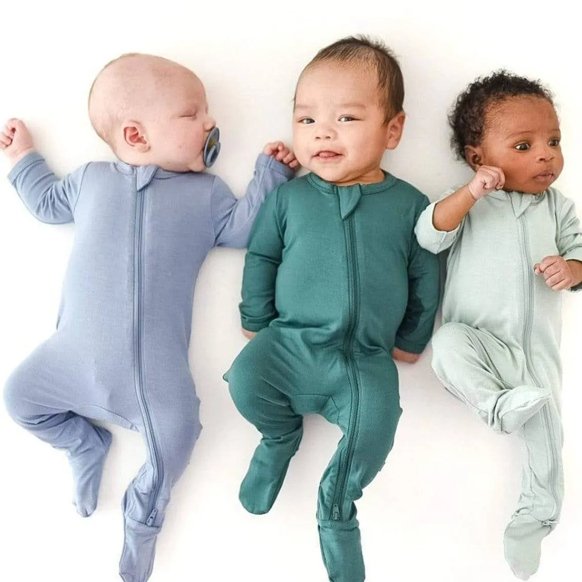 Onesies|Sleepers-Kyte Baby Zippered Footie