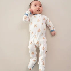 Onesies|Sleepers-Kyte Baby Zippered Footie (Print)