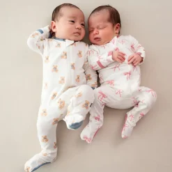 Onesies|Sleepers-Kyte Baby Zippered Footie (Print)