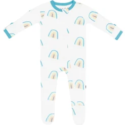 Onesies|Sleepers-Kyte Baby Zippered Footie (Rainbow)
