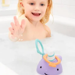 Bath Toys-Skip Hop Zoo Narwhal Ring Toss