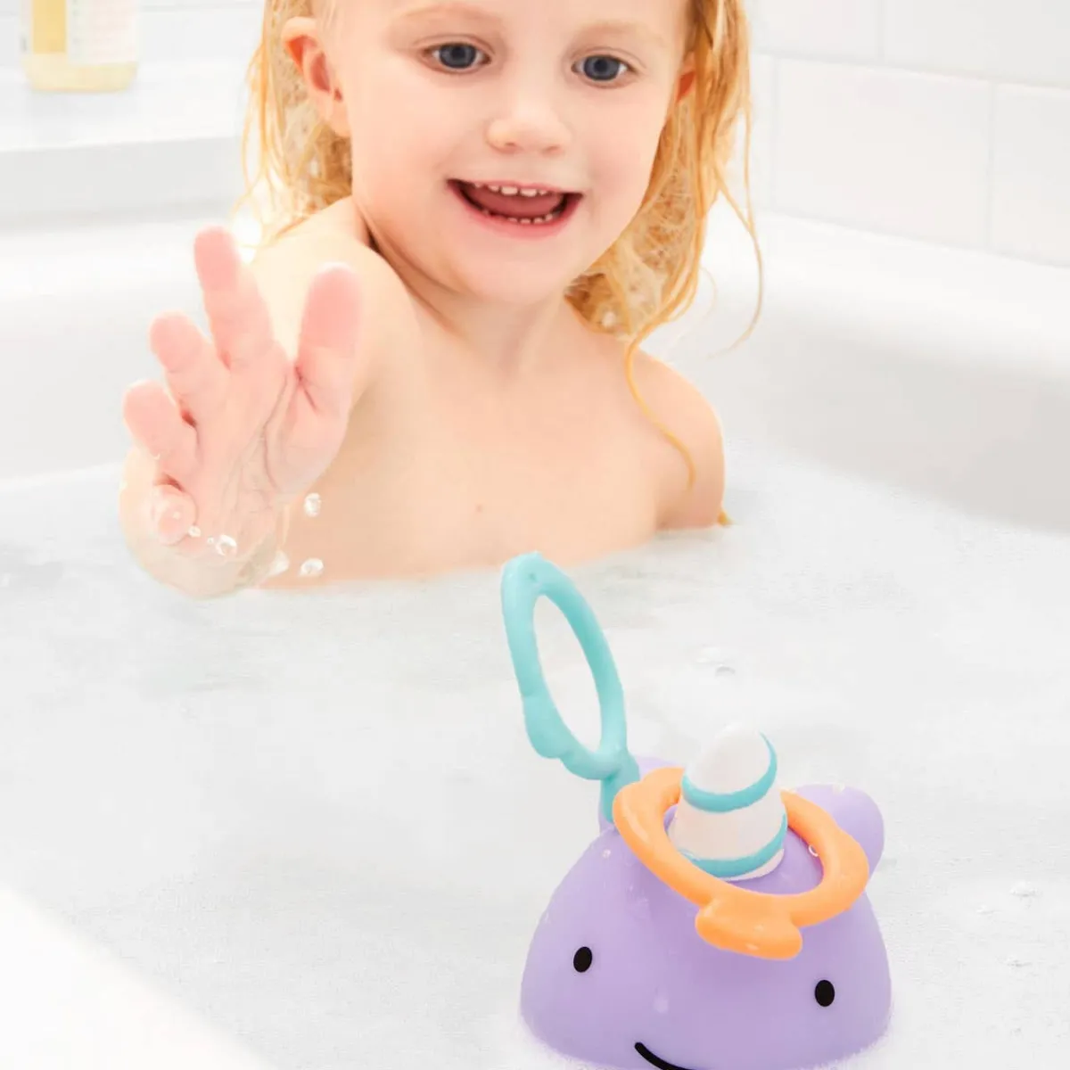 Bath Toys-Skip Hop Zoo Narwhal Ring Toss