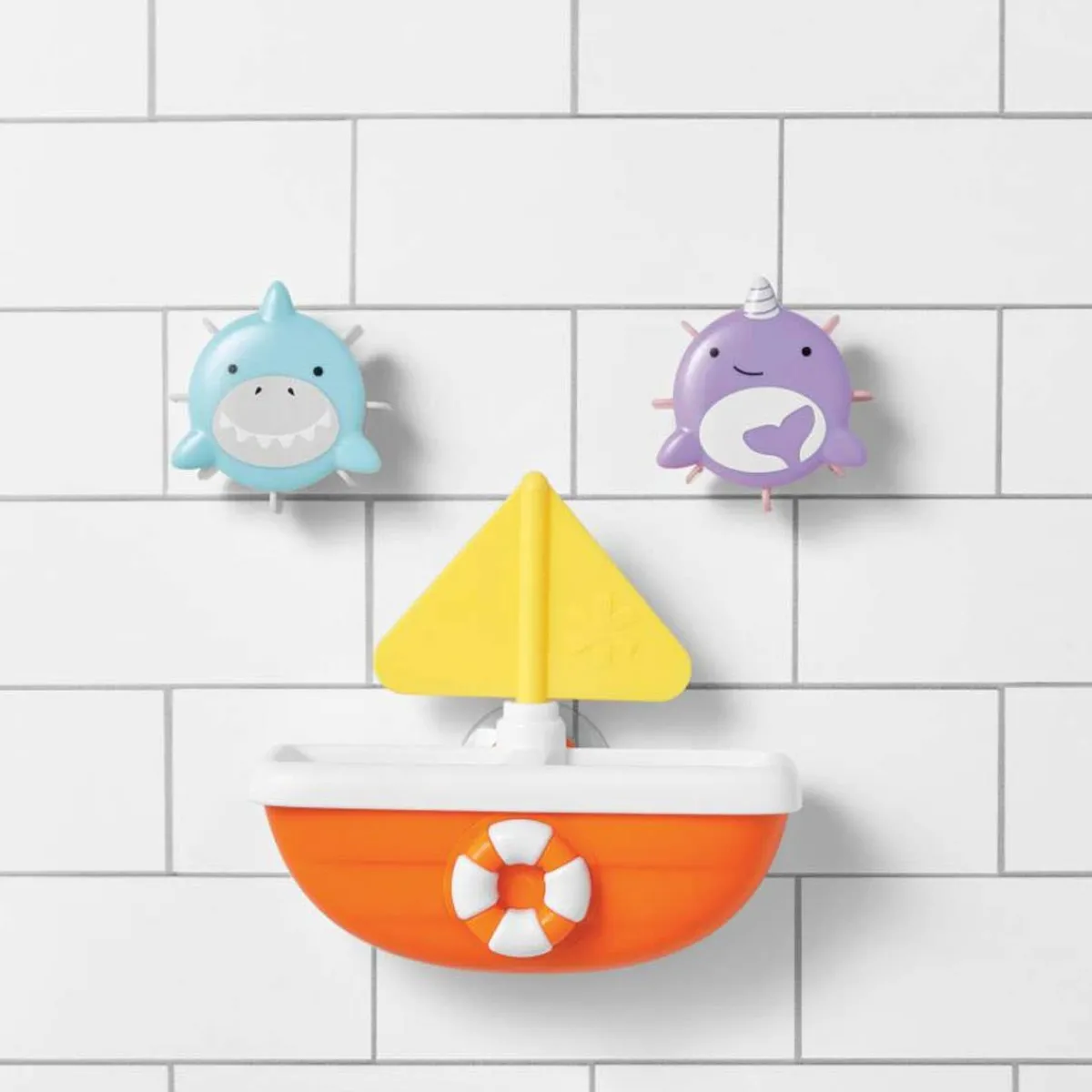 Bath Toys-Skip Hop Zoo Tip and Spin Boat
