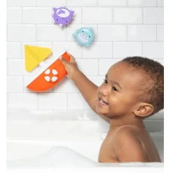Bath Toys-Skip Hop Zoo Tip and Spin Boat